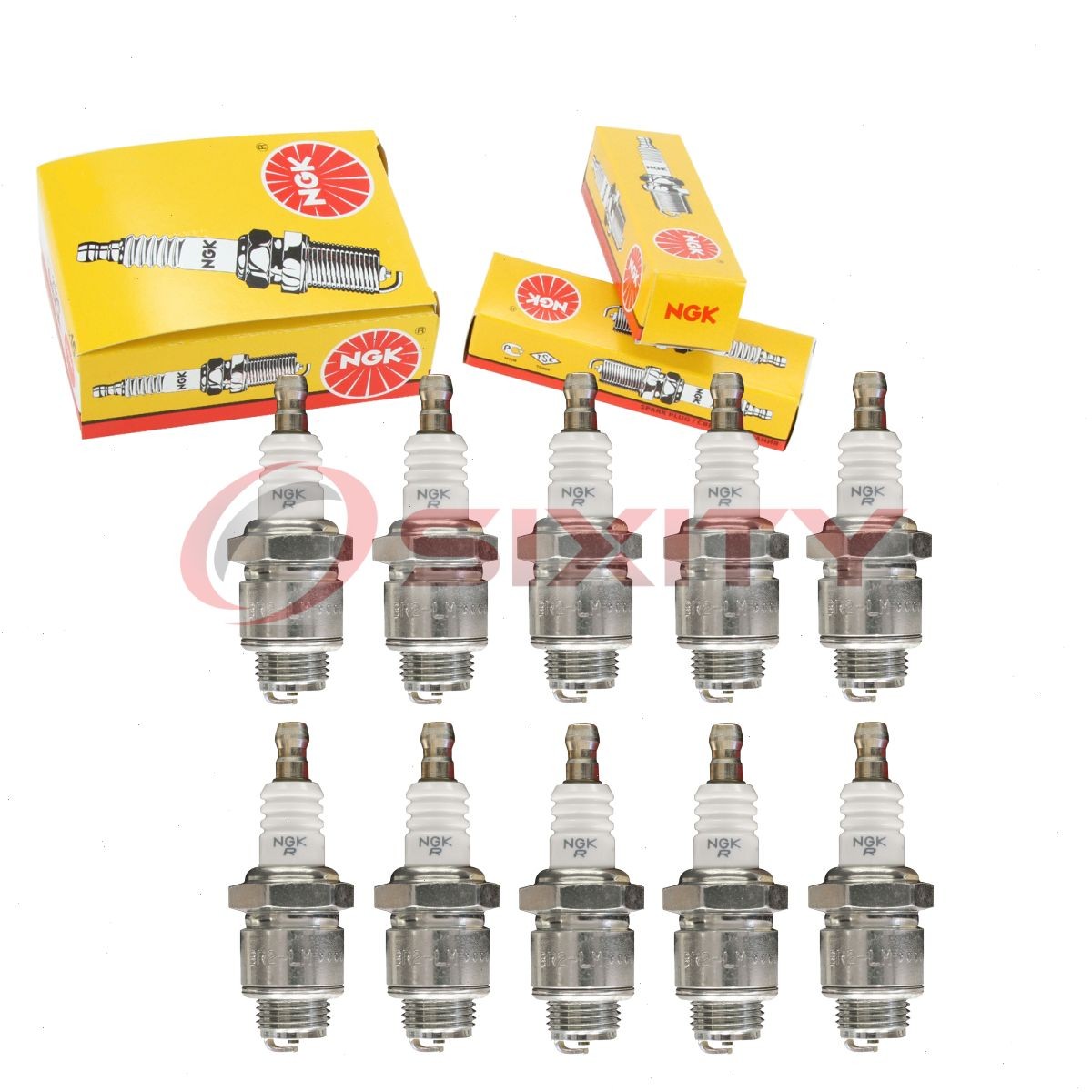 10 pc NGK 6787 BR2-LM BLYB Standard Spark Plugs for WR12EC WR11E0 W9LMR-US xd