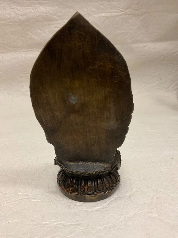 Vtg. Chinese Copper Buddha "KwanYin" Statue - Image 3 of 4