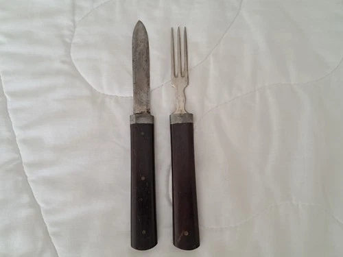 Set of Civil War Soldier's Fork and Knife
