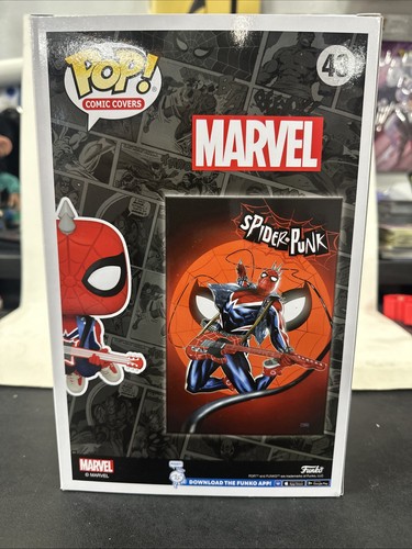 Funko Pop! Portadas de cómics de Marvel Spider-Man Spider Punk #43 exclusivo de Target - Imagen 9 de 11