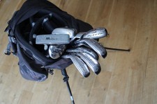 Slazenger FAST Hybrid Irons 3-9, SW, Graphite Shafts Right Handed With Hippo Bag
