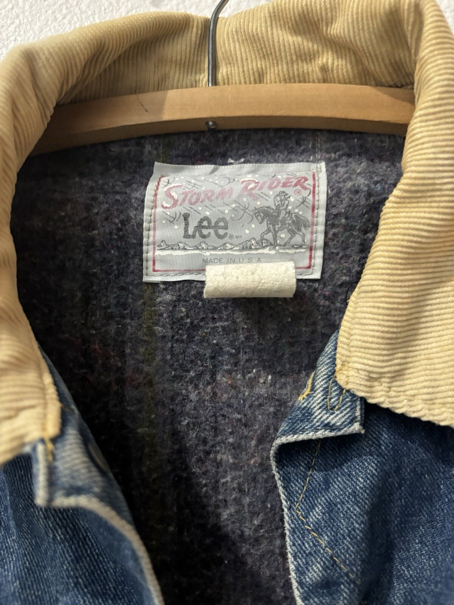 70s~ Lee Storm Rider デニムカバーオール Lee リー 70s USA製 ヴィンテージ 裏地 ブランケット デニム