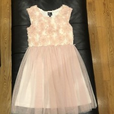 Pink  Violet Girl  s Special Occasion Dress Embellished Flowers Pink SZ 12