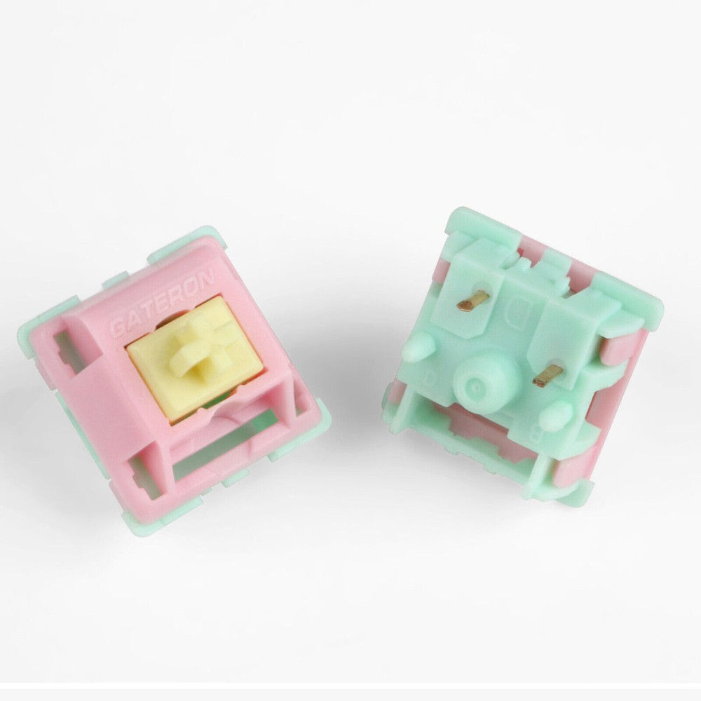 Mechanical Keyboard MX Linear Pastel Cream Custom Switches for Smooth Typing