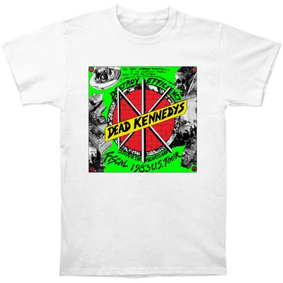 Men's Dead Kennedys Destroy Efficiency Slim Fit T-shirt XXX-Large White