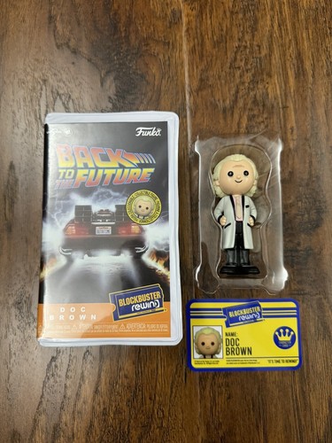 Funko Blockbuster Rewind Back to the Future Doc Brown - Picture 7 of 8