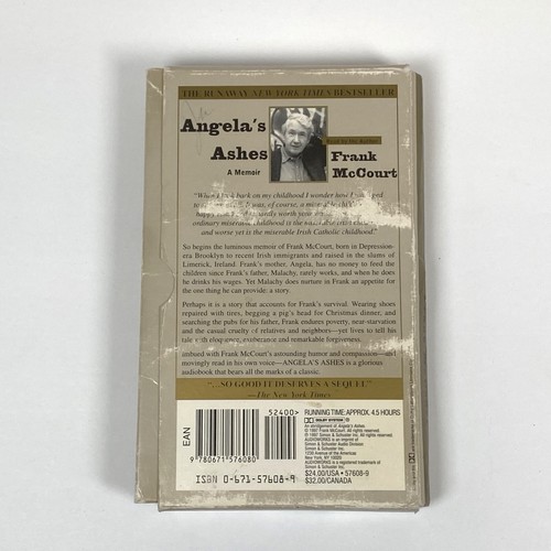 Frank McCourt: Angela's Angels - Audiobook on 4 Cassettes - Imagen 4 de 4