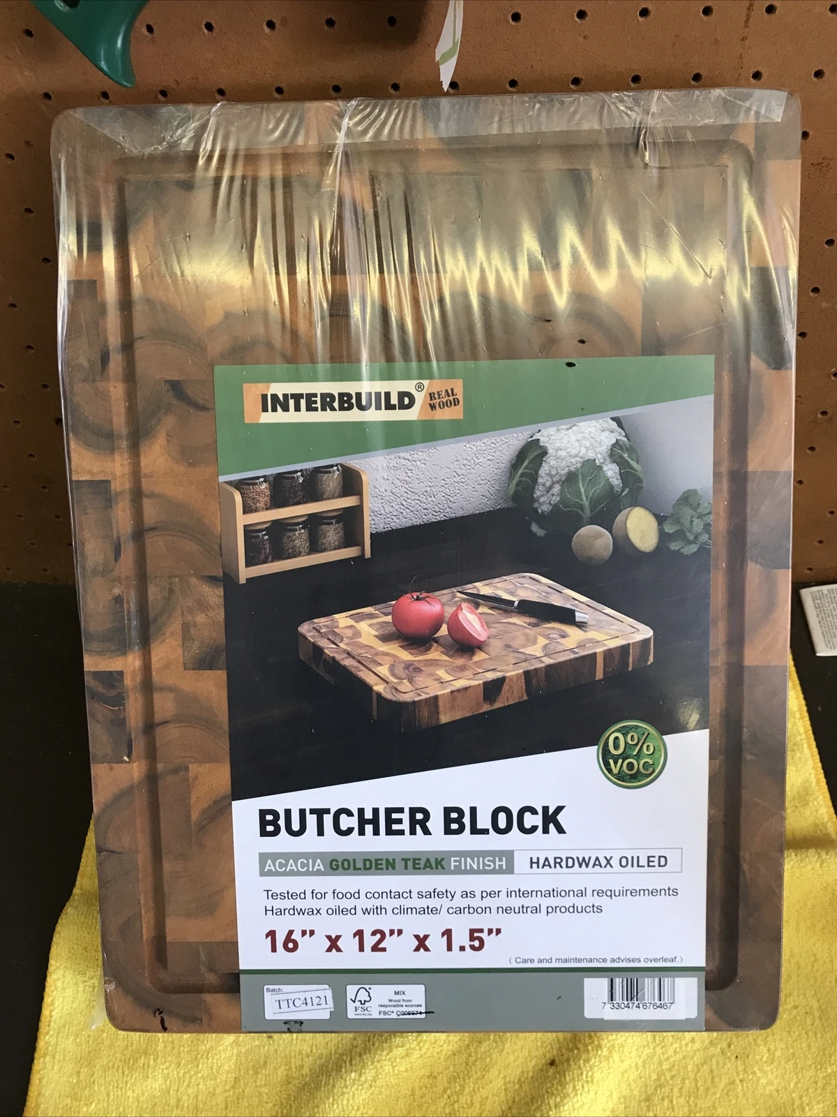 Extra Large Premium Teak Wood Cutting Board - (Edge Grain, 16 X 12 x 1.5 inches)
Opens in a new wind