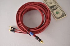 20ft Straight Wire Concerto Dual Shielded Interconnect Cable RCA Splitter Subwfr