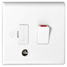 Deta S1372 Switched Fused Spur Connection Unit with Flex Outlet 13 Amp