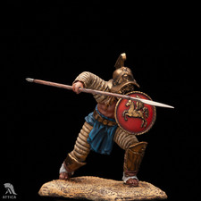 Hoplomachus Roman Gladiator 54mm Painted Tin Toy Soldier Pre-Sale  Collectible