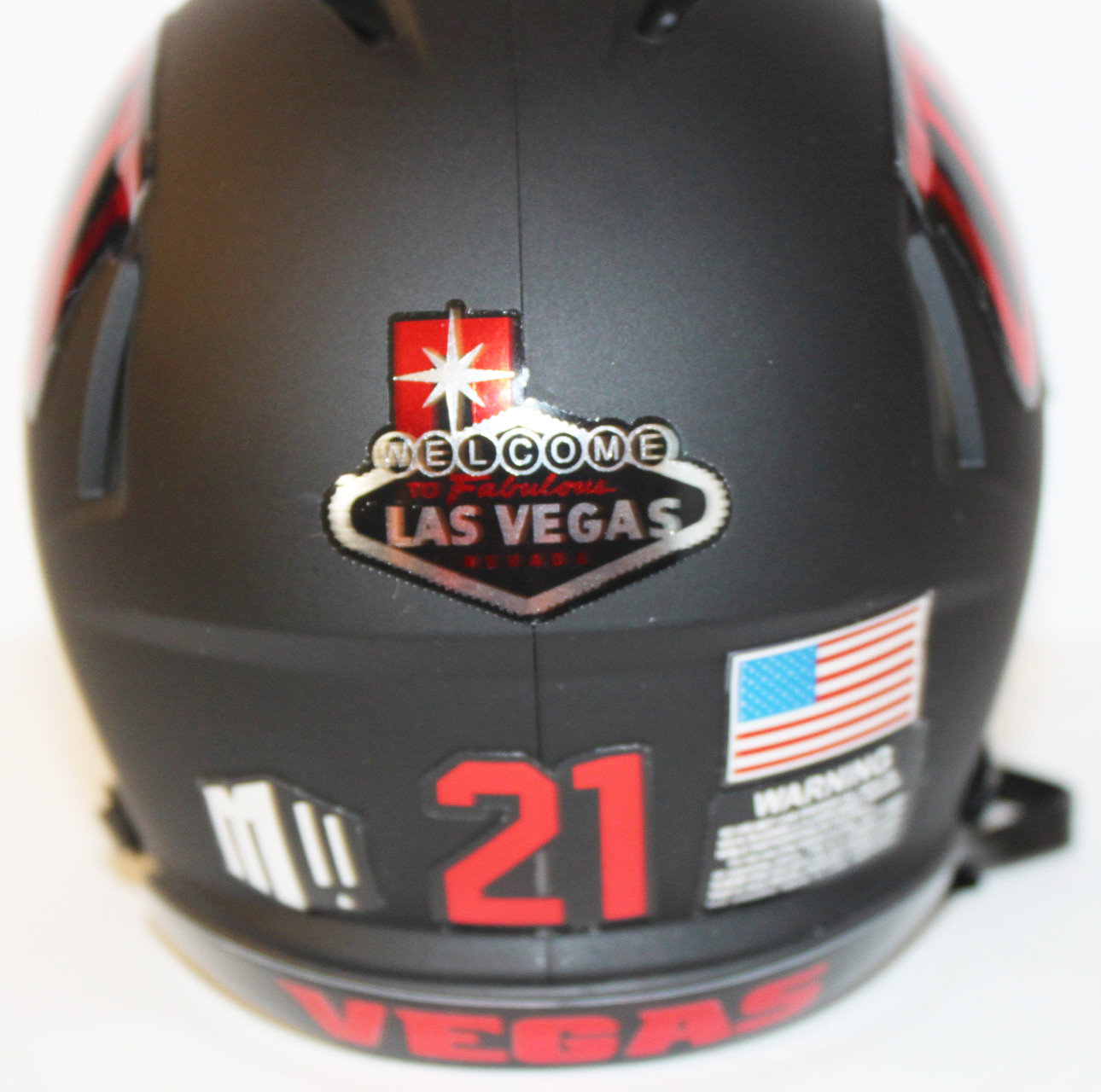 2021 UNLV Runnin Rebels Custom Riddell Mini Helmet vs Eastern Washington