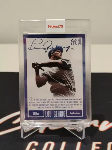 Topps Project70® Card 636 - 1997 Lou Gehrig by Don C - PR: 1496