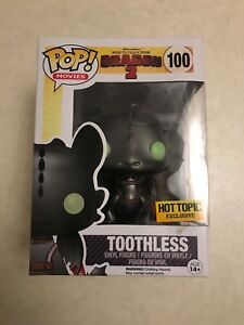 Toothless Movie How to Train Your Dragon 2 Funko POP Vinyl Figure #100 | eBay