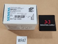 *NEW* Siemens 3RH1122-1AK60 Auxiliary Contactor 110V 50Hz 120V 60Hz + Warranty! 