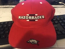 Vintage Arkansas Razorback Cap Drew Pearson Marketing Never Worn 1 Size fits All