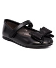Sugar Toddler Girls Size 5 Danni Ballet Flats Hook and Loop Dress Shoes in Black