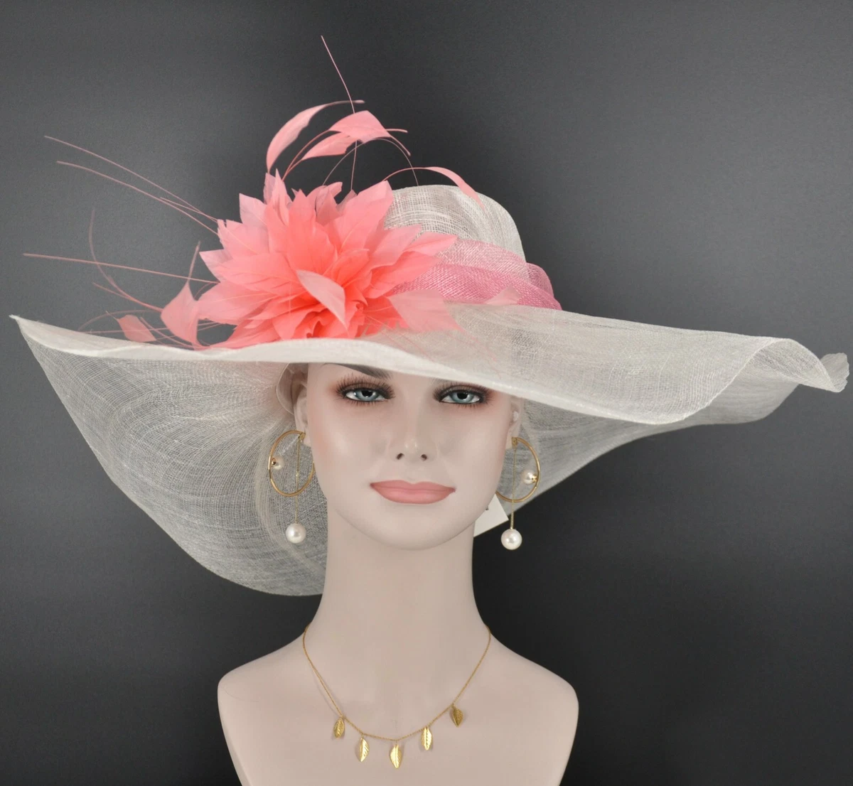 Pink derby cheap hat