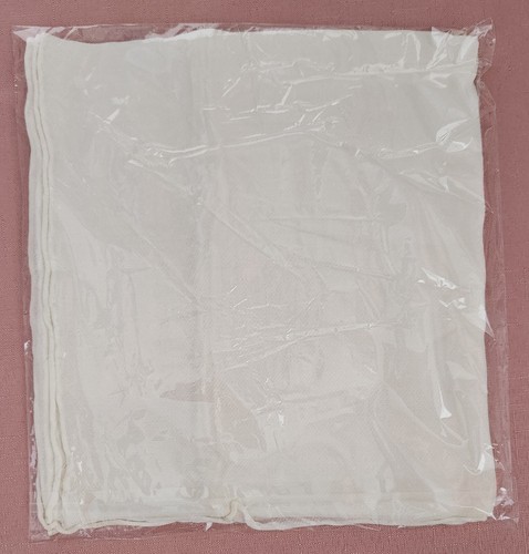 Silk/Wool Blend Scarf 12.5mm, White,  35cm by 182cm (14 X 72") - Picture 3 of 5