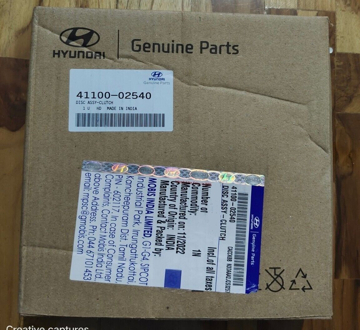 Genuine OEM Clutch Plate 4110002540 For Hyundai Eon eBay