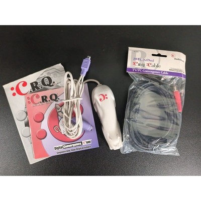 Cue Cat C.R.Q. Digital Convergence Lot - Scanner, CD, 20ft TV/PC Cable