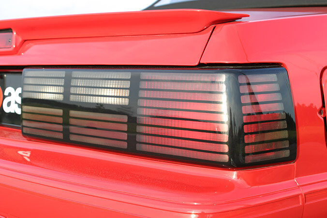 1987-93 ASC McLaren 5.0 taillight cover (pair) fits LX style lights