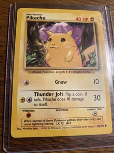 1995 Pikachu Basic Pokémon Card | eBay