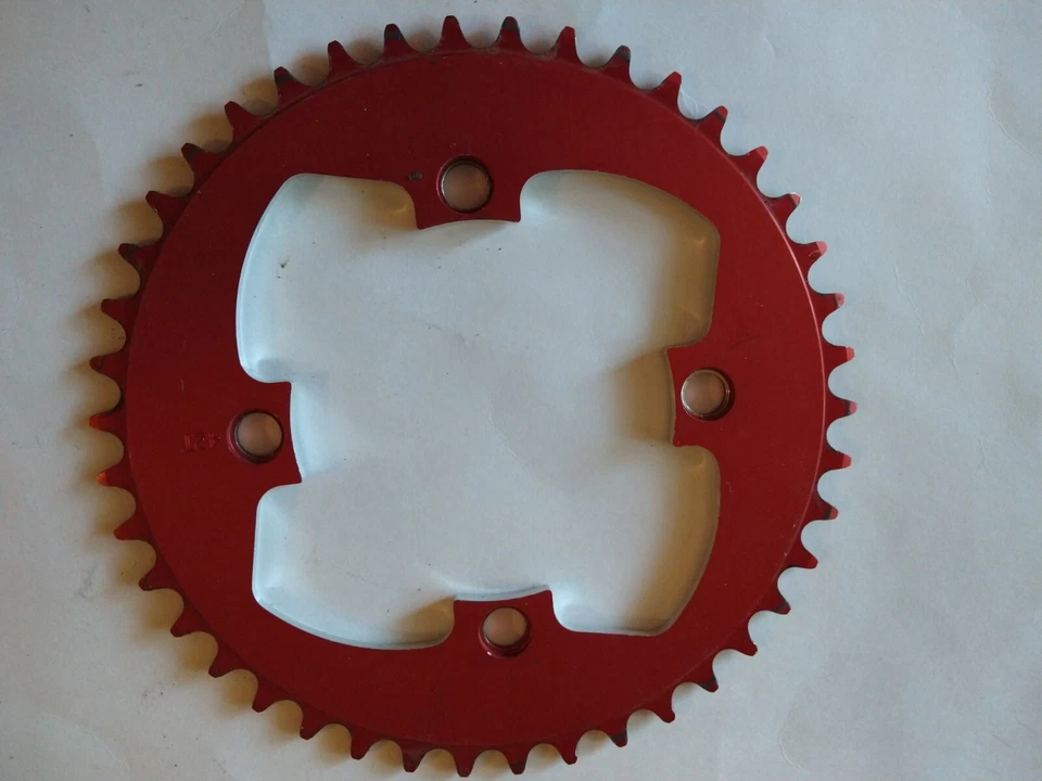 Plato Tangent 4 Pernos 42T 42Dientes Old Mid School BMX Buen Estado Foto 4 de 4