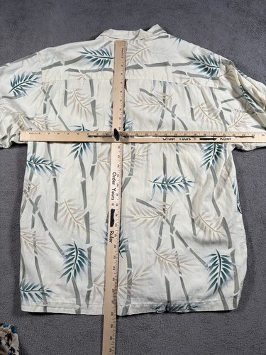 Hawaiian Shirt Lot Of 6 Mens Medium Tropical Floral Mixed Material Bundle Travel - Picture 19 of 20