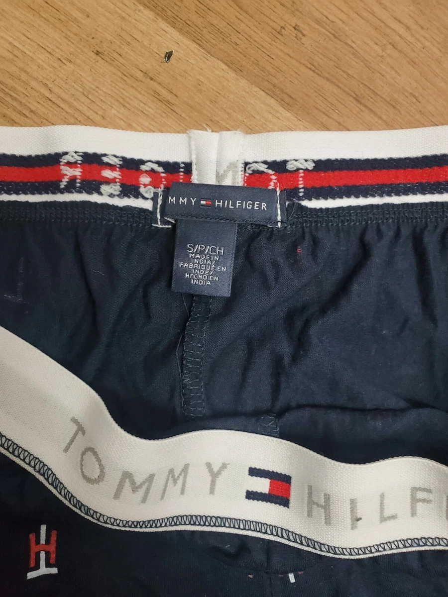 Tommy Hilfiger Women s Logo PJ Boxer Lounge Pajama Shorts Navy S
