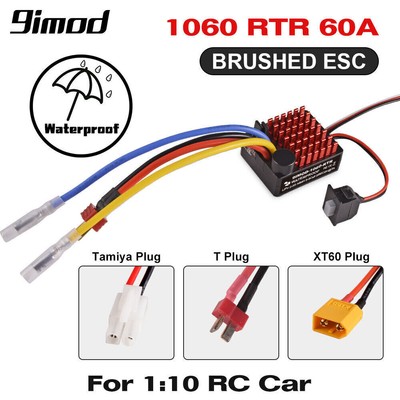 9IMOD 60A Brushed Fahrregler Fahrtenregler Speed Controller ESC für 1/10 RC Car!