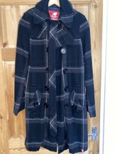 Esprit Checked Coat Size S