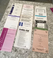 Lot of 20 SSA Masterwork Choral Octavos