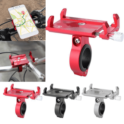 Fahrrad Handyhalterung ALU Motorrad Fahrrad Lenker Handy Halterung Smartphone - Bild 14 von 19