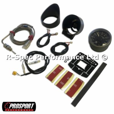 Prosport 52 Mm Premium Peak Klare Linse EGT Abgastemp
