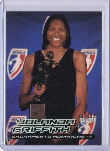 2000 Fleer Ultra WNBA #25 YOLANDA GRIFFITH HOF SACRAMENTO MONARCHS