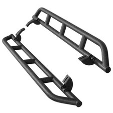 Pair Steel Rock Sliders Tube Door Armor Step Rail For 2010-2024 Toyota 4runner