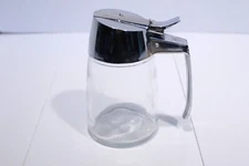 Vintage Glass Dripcut Server Syrup Dispenser Classic Diner Style Model 900 