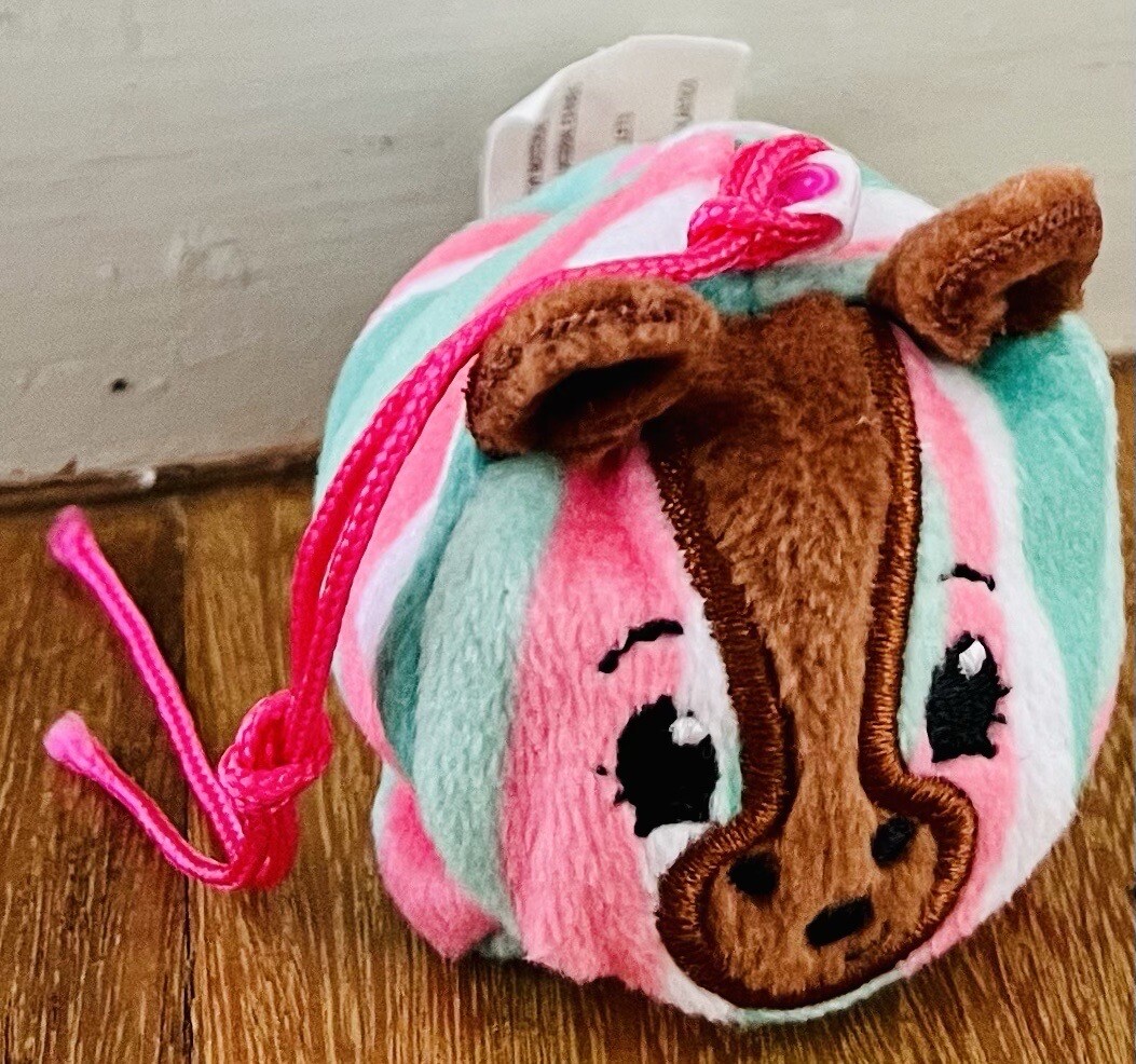 New MOOSE PIKMI POPS Season 2 Puddin The Pony Plush Choco Chunk