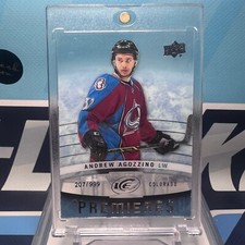 2014-15 UD ICE #110, ANDREW AGOZZINO SP RC 🔥🔥🔥 Ice Premieres Rookie /999