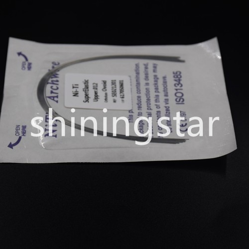 1 Sacchetto Super Elastico Niti Dentale Ortodontico Arco Filo Rotondo Ovoidale Superiore/Inferiore - Foto 11 di 38