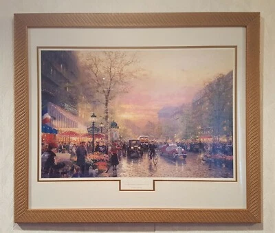 Paris City of Lights by Thomas Kinkade Limited Edition Lithograph w/ C.O.A. - Image 1 of 4