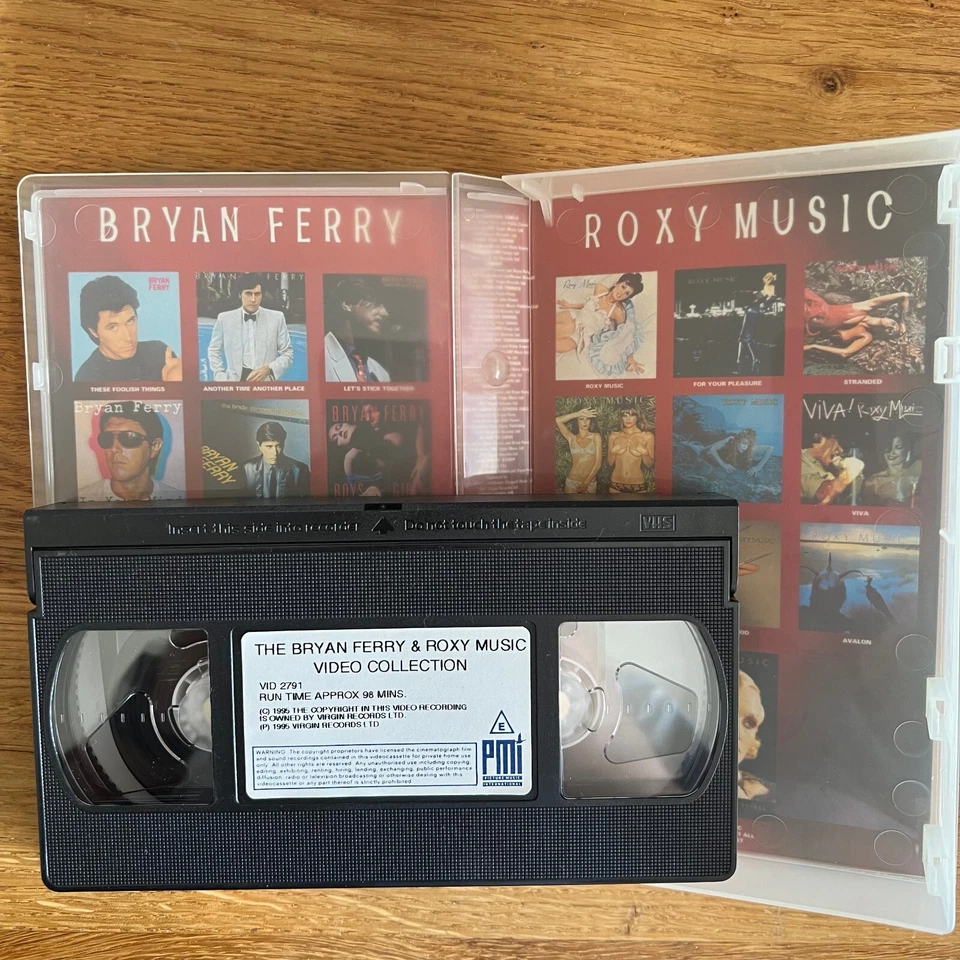 BRYAN FERRY + ROXY MUSIC, Video Collection, VHS Video, 1995, 98 Minuten - Bild 3 von 3