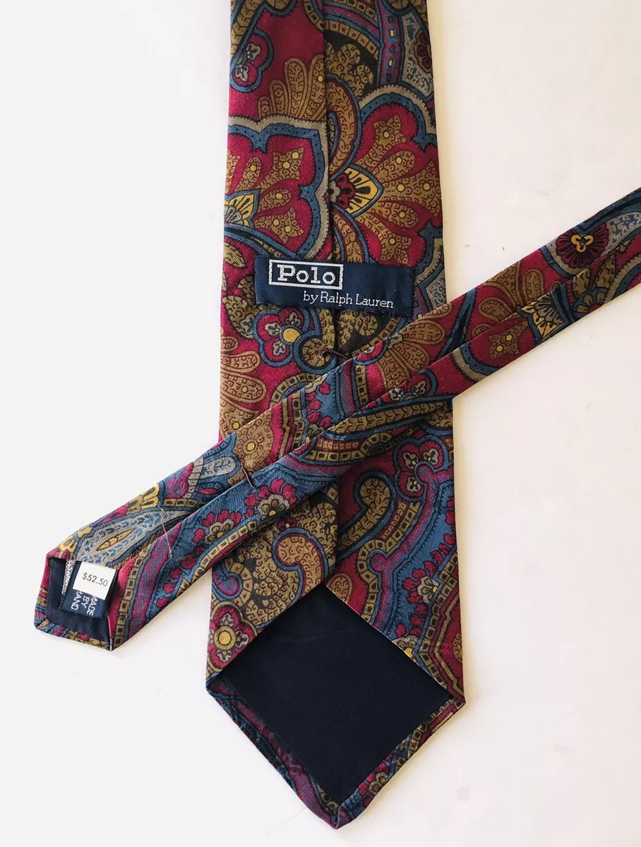 Lot Of 2 Vintage Polo Ralph Lauren USA Men s Neck Ties 100 Silk Tie