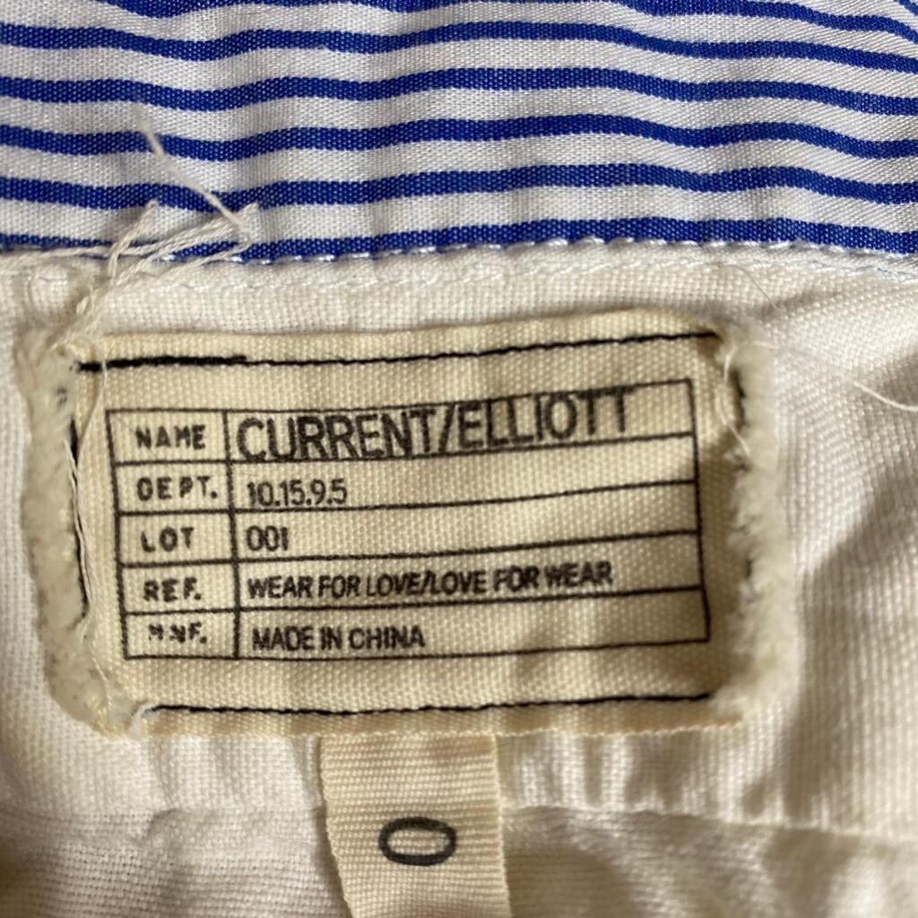 Current/Elliott The Clean Prep School Striped Blu… - image 7