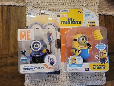 Despicable Me Minion Under Cover Stuart Banana Munchin Stuart Deluxe 5'' Figures
