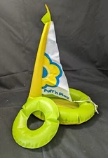 Barbie Mattel Blow Up Puff ‘n Play Beach Summer Fun Sailboat Swim Tube