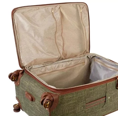 Samantha Brown Vintage Tweed 30" Spinner Luggage -Blue-NWT - Picture 2 of 6
