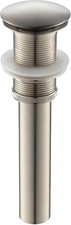 Vessel Sink Drain without Overflow - Bathroom Sink Drain Stopper - Pop up Drain