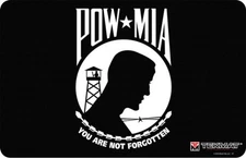 Tekmat Armorers Bench Mat 11inx17in POW-MIA Flag Pistol, 17-: TEK-17-POWMIA